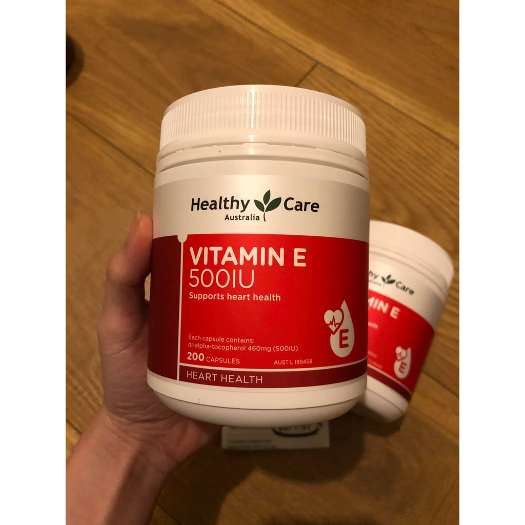 Viên uống vitamin E Healthy care Úc - VITAMIN E HEALTHY CARE 500IU