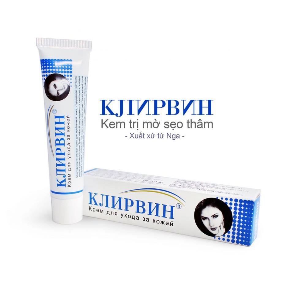 Kem ngừa sẹo Nga Klirvin cao cấp của Nga