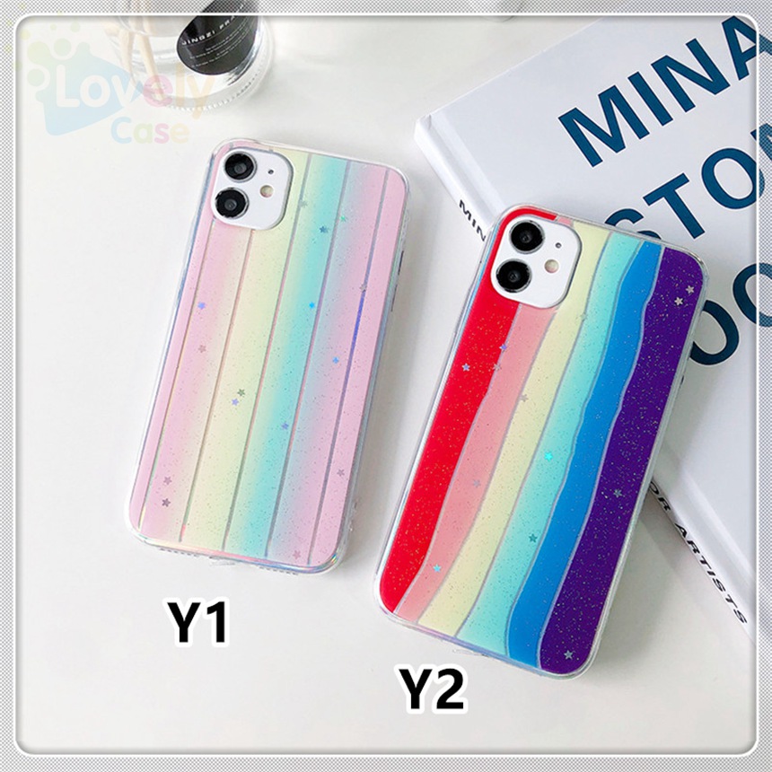 Ốp Lưng Silicone Màu Cầu Vồng Độc Đáo Cho Xiaomi Redmi K30 Pro K20 Pro Note 8 Pro Note 7 Pro Mi 10 Pro Cc9 9 Lite 8 Lite Mi 9 Mi 8