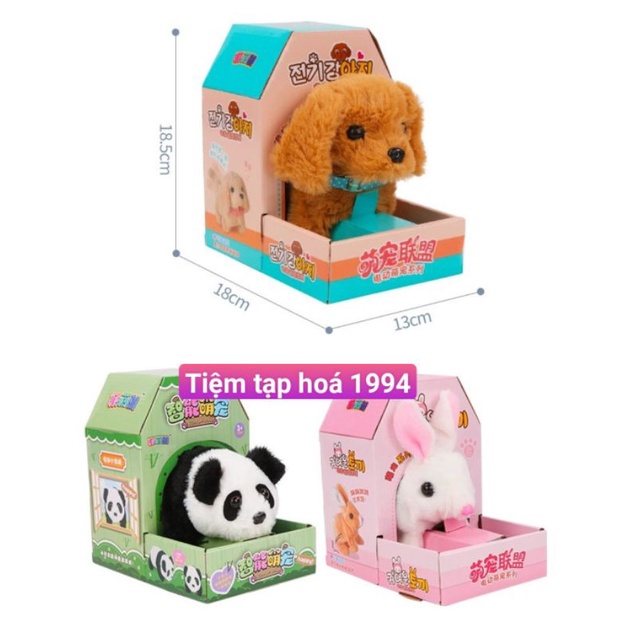 THỎ BÔNG - CHÓ BÔNG - MÈO BÔNG - THÚ LÔNG MỀM MỊN BIẾT ĐI PHÁT TIẾNG KÊU
