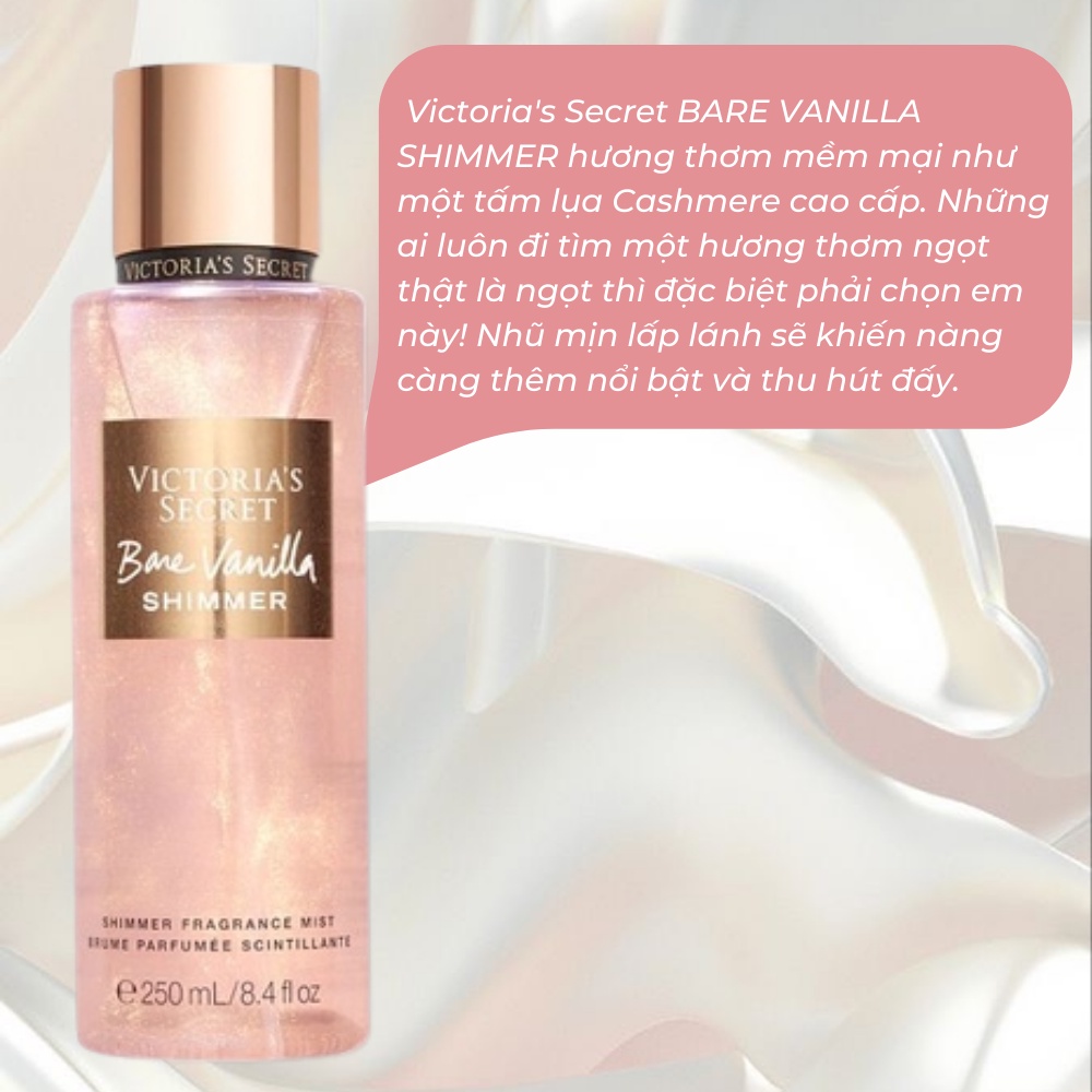 Bare Vanilla Pink Warm And Cozy Mist Xịt Thơm Nước Hoa Toàn Thân