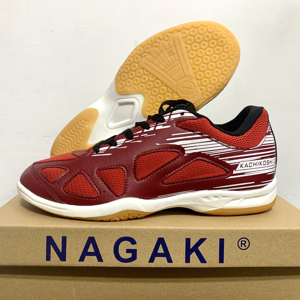 Giày bóng chuyền Nagaki, giày cầu lông nam nữ Nagaki cao cấp, giày thể thao Kawasaki chuyên dụng Nagaki