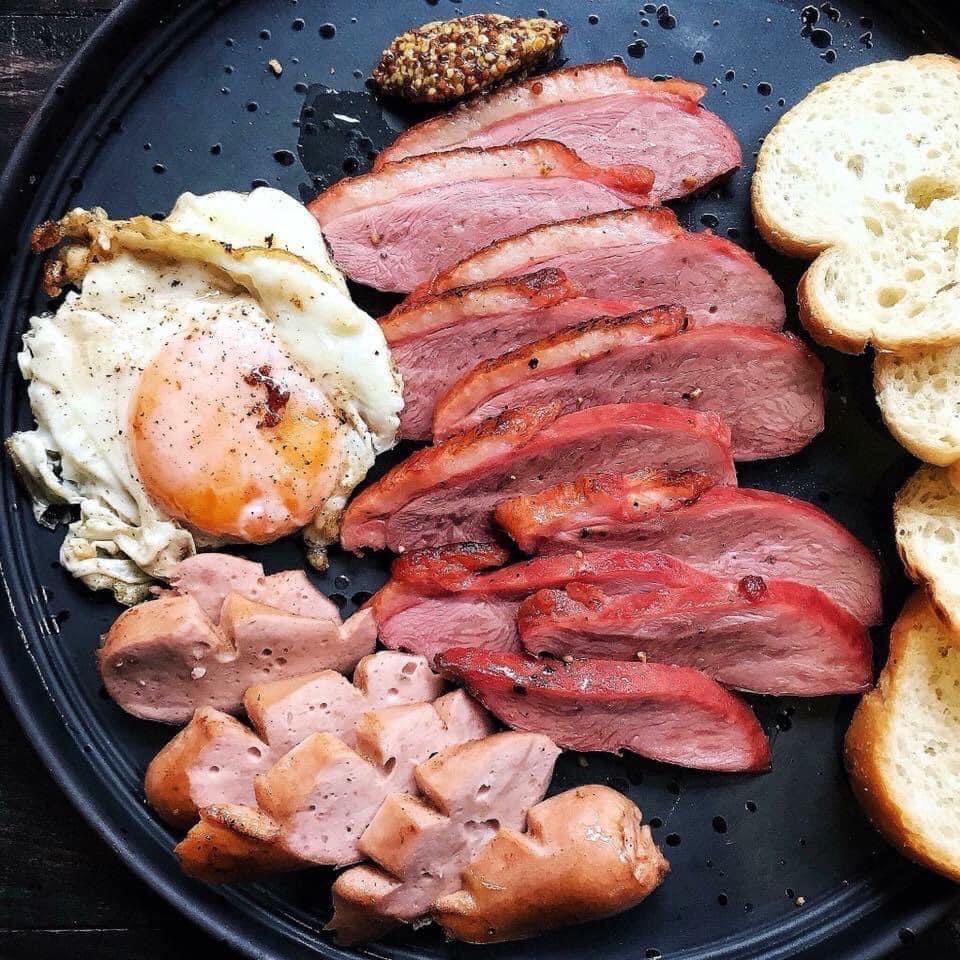 Lườn Ngỗng Hun Khói 4 cái 1kg, Lườn Ngỗng Nga Hun Khói Hàng Loại 1 Thơm Ngon Nhập Khẩu Chính Ngạch