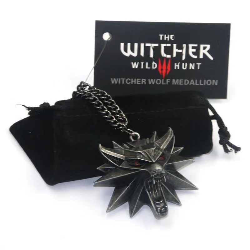 Dây Chuyền Mặt Hình Đầu Sói Trong The witcher 3