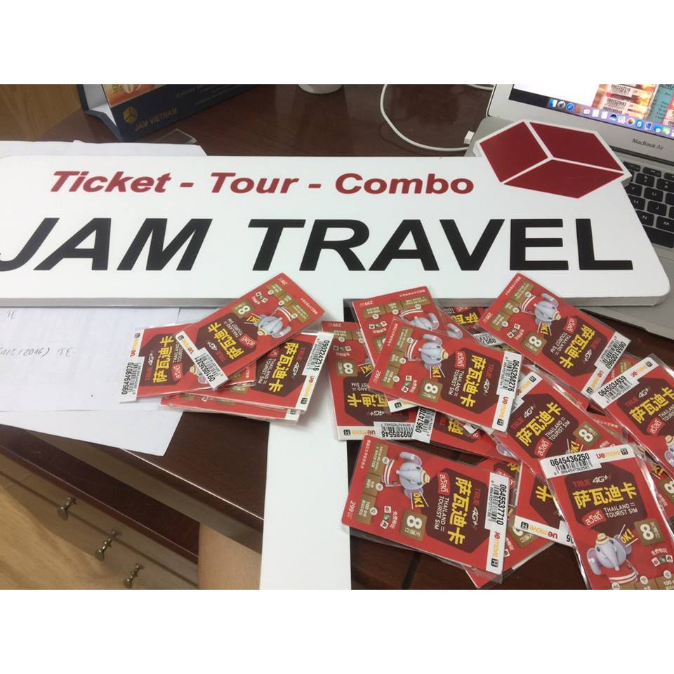 Sim 4G Du Lịch Thái Lan Truemove 8 ngày 16GB không giới hạn dung lượng