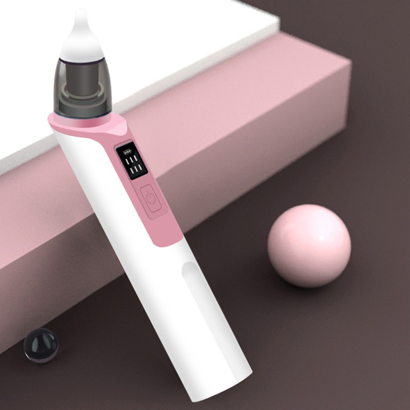Máy Hút Mũi Bằng Silicone An Toàn Sạc USB Cho Trẻ Sơ Sinh