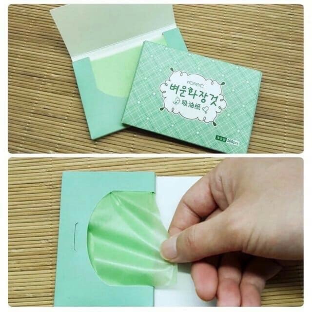 Một gói 100 tờ giấy thấm dầu rorec