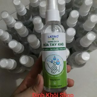 Nước rửa tay khô Latino hương trà xanh 100ml