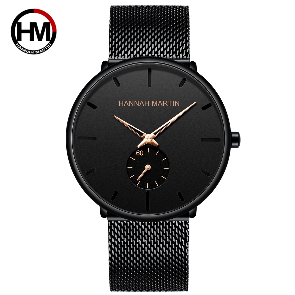 Đồng Hồ Đeo Tay Hannah Martin Dây Thép Thời Trang Sang Trọng