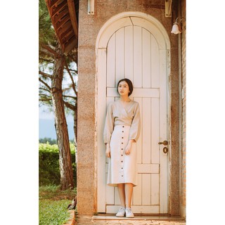 [thelegswork] Airi Top | Áo Crop Cột Vạt