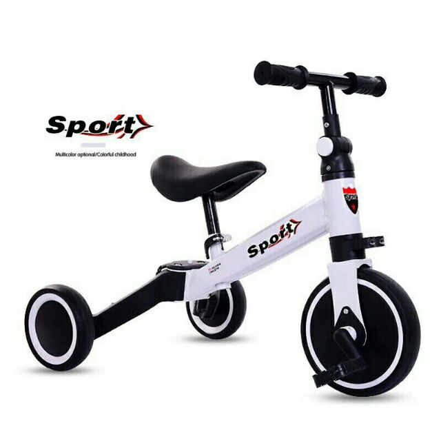 Sỉ = lẻ] Xe Sport 3in1 xe đạp xe chòi chân kiêm xe thăng bằng cho bé 1-6 tuổi
