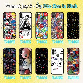Ốp lưng Vsmart Joy 3 dẻo đen in hình nhiều mẫu