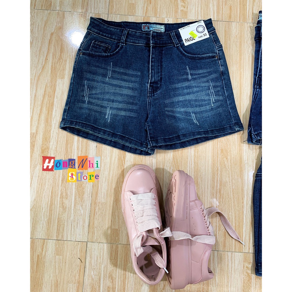 QUẦN SHORT JEAN ĐÙI CO GIÃN CAO CẤP DÁNG RỘNG SIZE ĐẠI 60KG