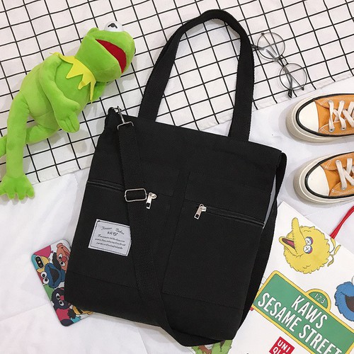 Túi tote vải Living đeo chéo nữ phong cách Hàn quốc đẹp TX115.