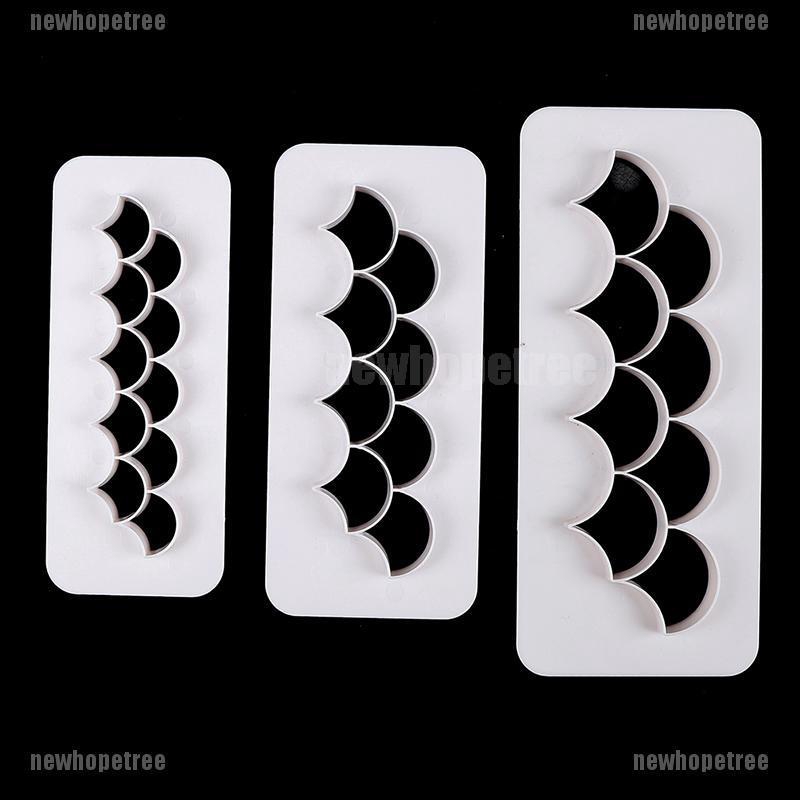 Set 3 Khuôn NhựA TạO HìNh VảY Cá ĐộC ĐáO LàM BáNh Trang Trí