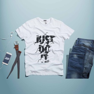 Áo thun unisex nam nữ in hình just-do-it