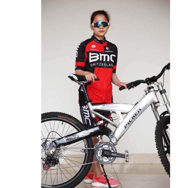 Áo đạp xe áo đi xe đạp nam nữ ngắn tay BMC