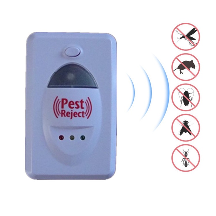 Máy Đuổi Chuột Gián Ruồi Muỗi USA, Máy Đuổi Các Loại Côn Trùng Pest Reject Hiệu Quả Cao, Bảo Vệ Sức Khỏe