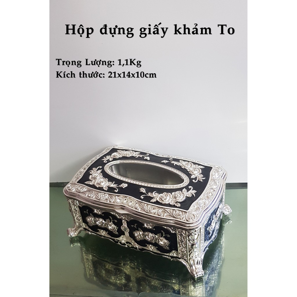 Hộp đựng giấy Hoàng Gia (Size To)