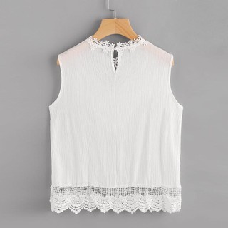 Áo Croptop Ren Sát Nách Cho Nữ
