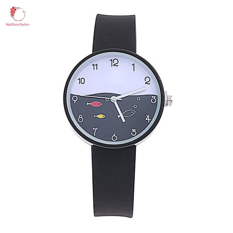 Đồng hồ dây silicone chống thấm nước kiểu dáng thể thao cho bé | BigBuy360 - bigbuy360.vn