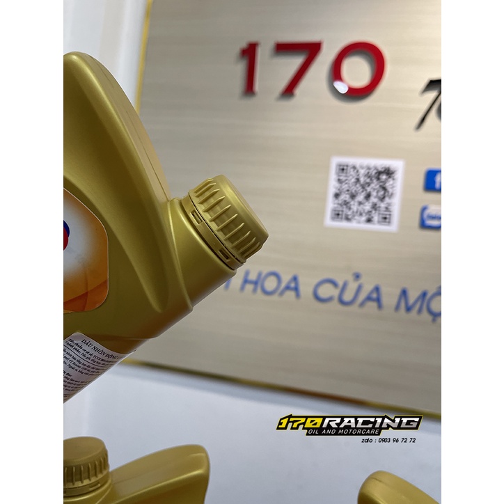 (HCM) Nhớt Xe Tay Ga TOTAL HI-PERF 4T SCOOTER SAE 10W40 Dung Tích 1000 ML