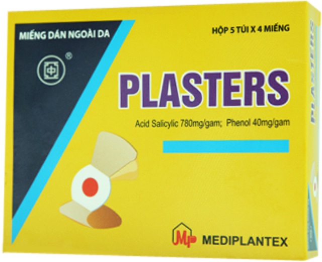 Miếng dán mụn cóc,mụn cơm,mắt cá plaster túi 4 miếng | BigBuy360 - bigbuy360.vn