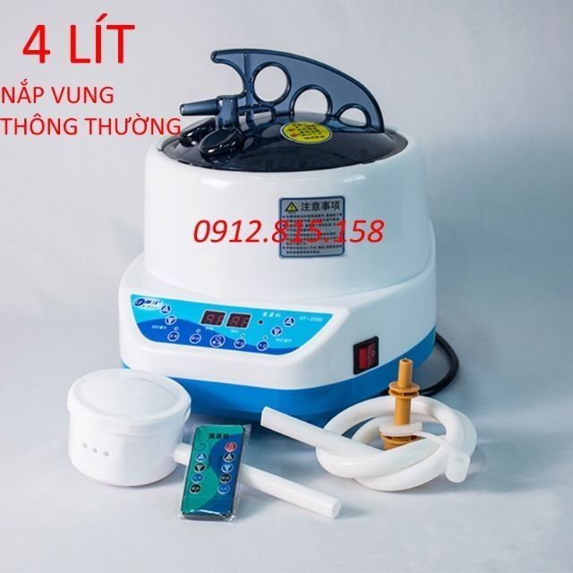 Nồi xông hơi 4L cao cấp chống tràn (Bảo hành 12 tháng)