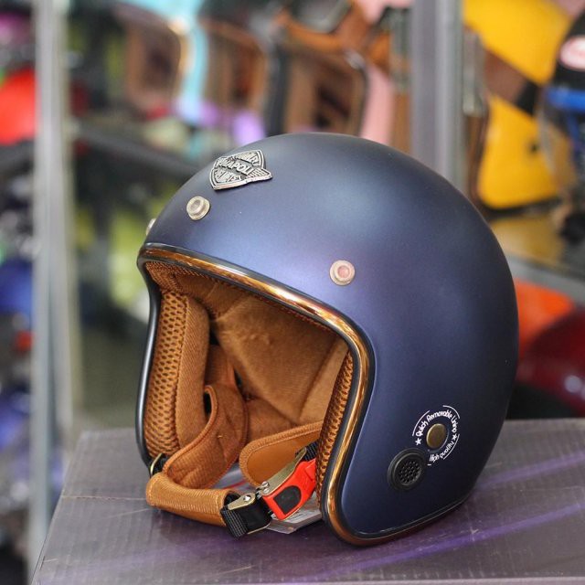Mũ Bảo Hiểm 3/4 Napoli Version Harley - Bảo Hành 12 Tháng