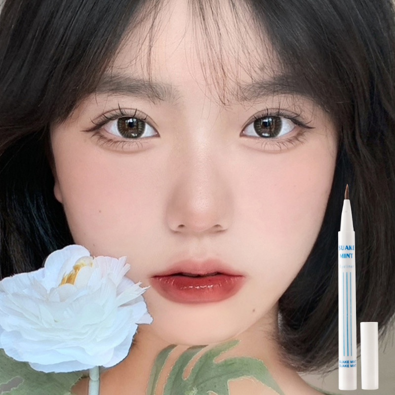Bút Kẻ Mắt Dạng Lỏng SUAKE Đầu Cọ Siêu Mịn Chống Nước Chống Mồ Hôi Mau Khô Không Lem