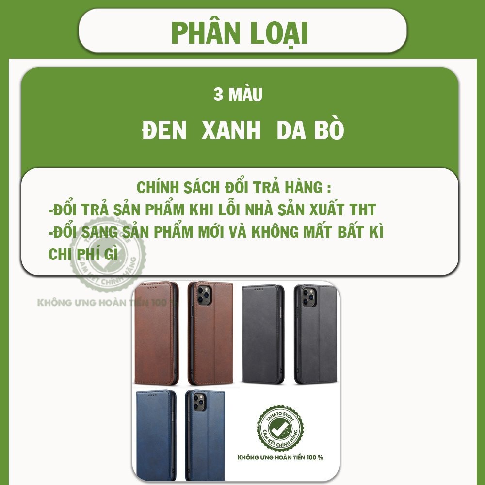 Bao da/ốp lưng nắp gập cho IPHONE 6 6S 6PLUS 6SPLUS 7 8 7PLUS 8PLUS X XSMAX cao cấp, có chống xem, có ví để đồ.