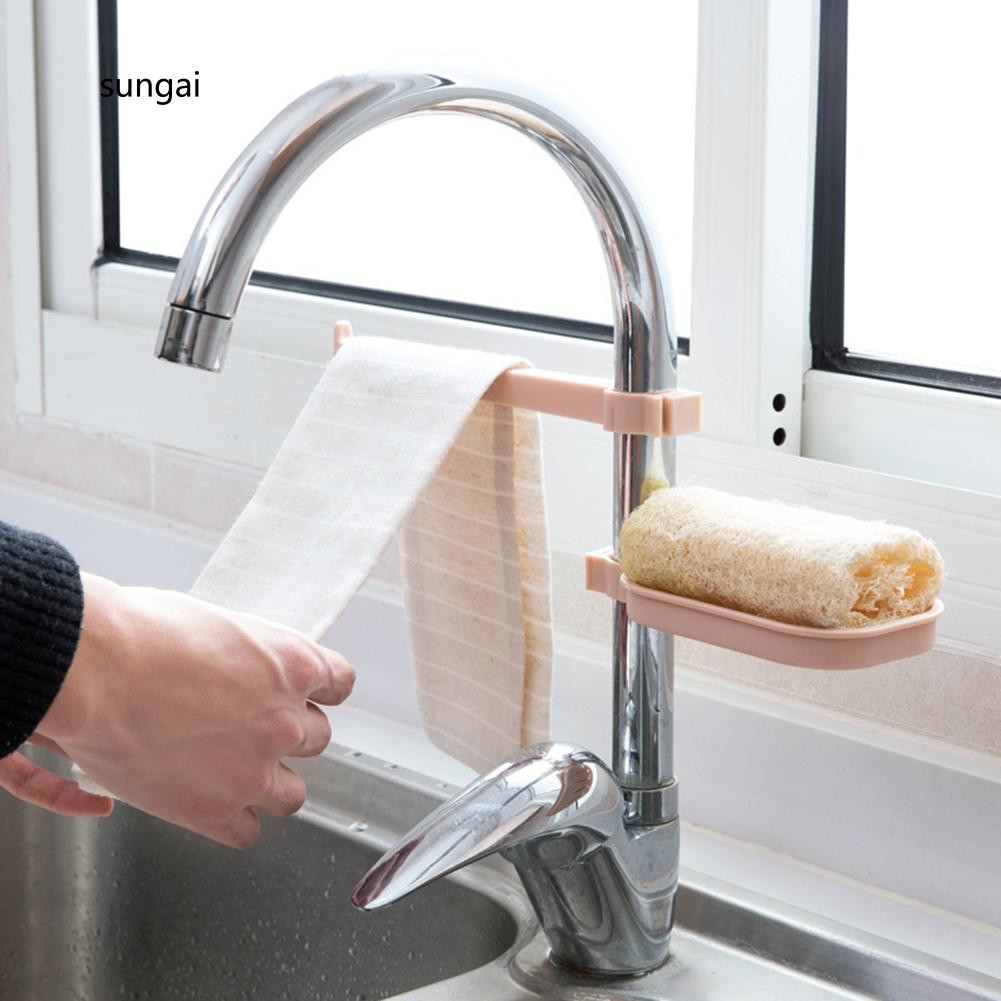 Bộ Khay Để Dụng Cụ Rửa Chén Gắn Vòi Nước Tiện Lợi | BigBuy360 - bigbuy360.vn