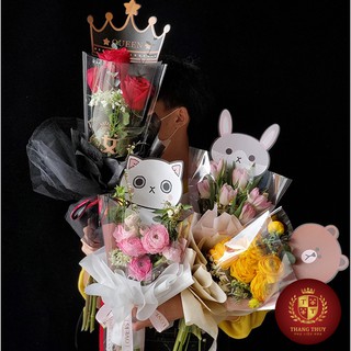 Phụ kiện hoa trang trí TOPPING HÌNH THÚ NGỘ NGHĨNH