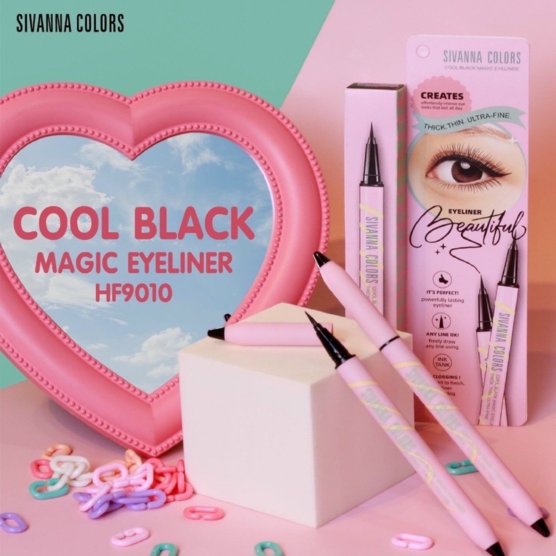 Kẻ mắt nước Sivanna Cool Black Magic Eyeliner 0.8ml