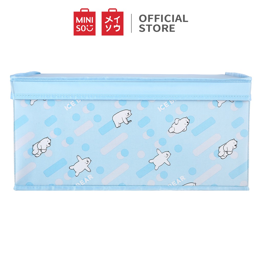 Thùng đựng đồ cỡ lớn(Ice Bear) Miniso x We Bare Bears