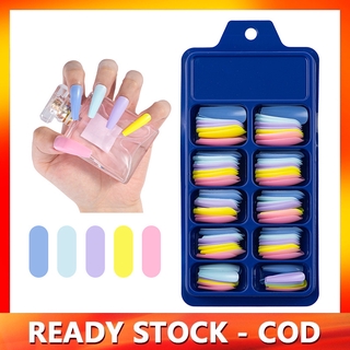 Set 100 Móng Tay Giả Nhiều Màu Sắc Dùng Để Trang Trí Móng Nghệ Thuật