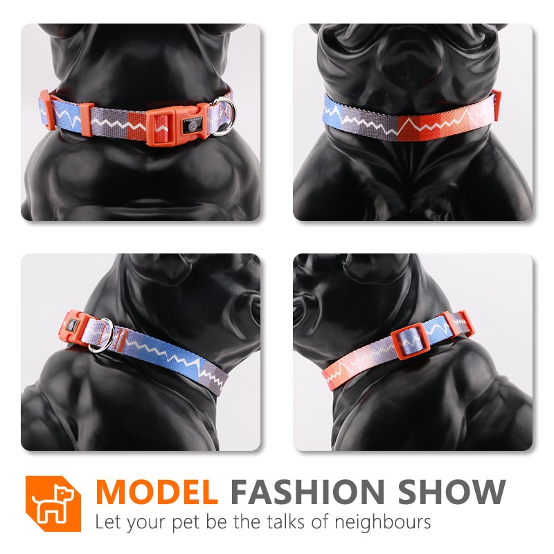 HamshMoc Vòng cổ 1 bằng nylon in hoa có thể điều chỉnh dành cho thú cưng