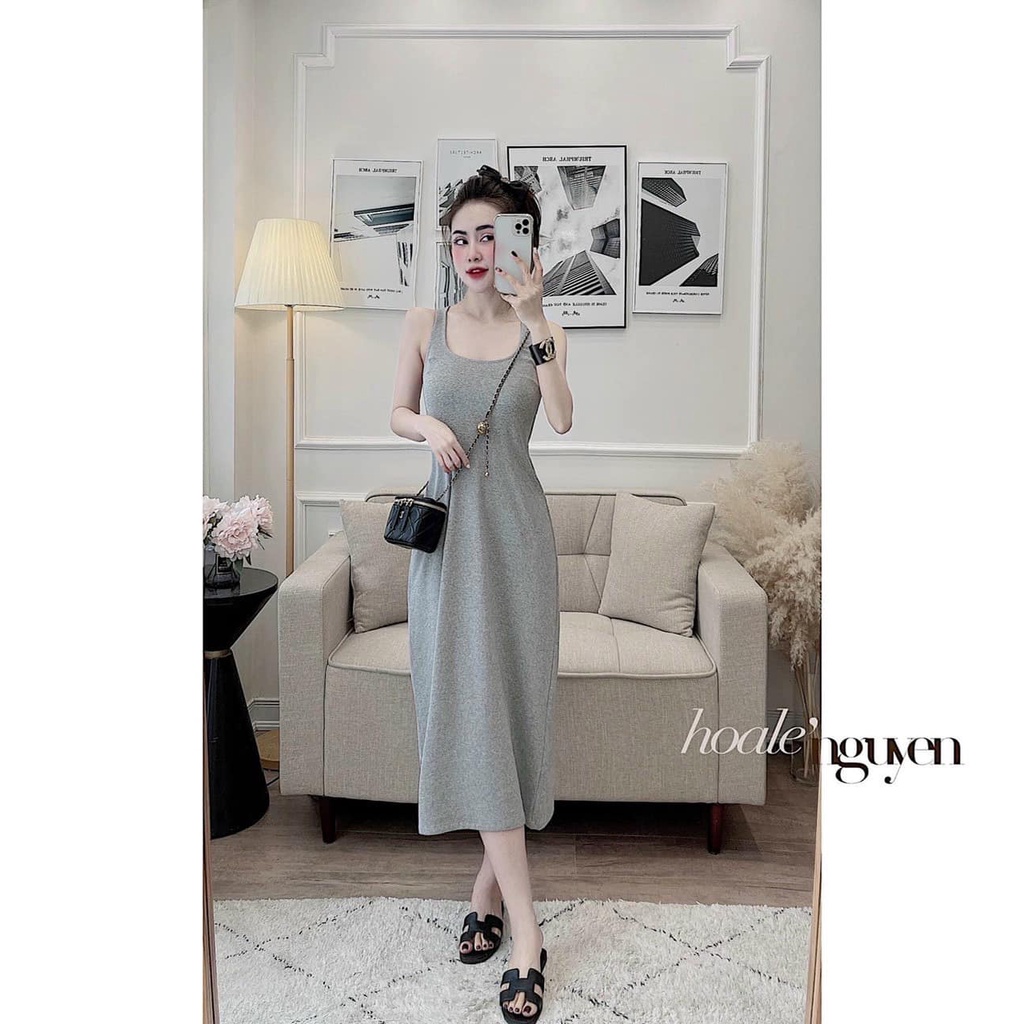 Váy ba lỗ sát nách dáng dài dáng basic | BigBuy360 - bigbuy360.vn