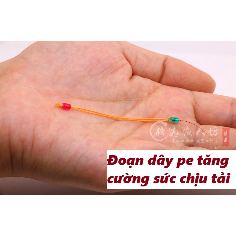 Dây Trục Câu Đài Buộc Sẵn Cao Cấp, cước câu cá  Dây Câu Cá Tàng Hình DC-8 - Sanami Fishing