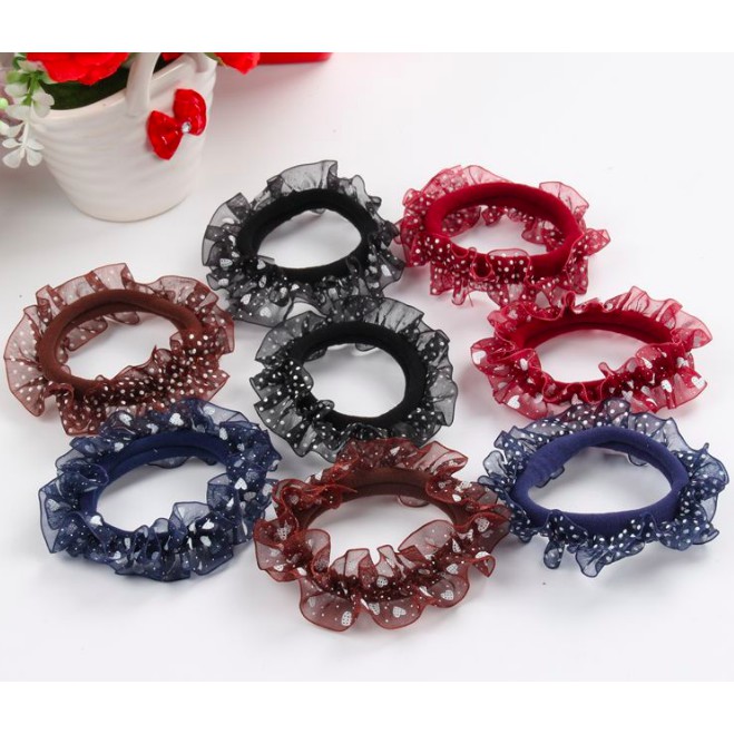 combo 10 cột tóc nhiều màu. Giá chỉ 35k 10 cái. hàng y hình nha các bạn. thích hợp dùng hàng ngày