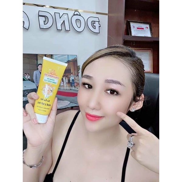 Sữa Rửa Mặt Nghệ & Mật Ong Collagen X3 Chính Hãng Mỹ Phẩm Đông Anh