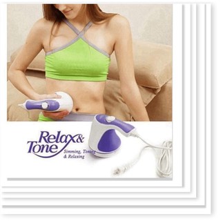 Máy đánh tan mỡ bụng cầm tay Relax & Spin Tone.