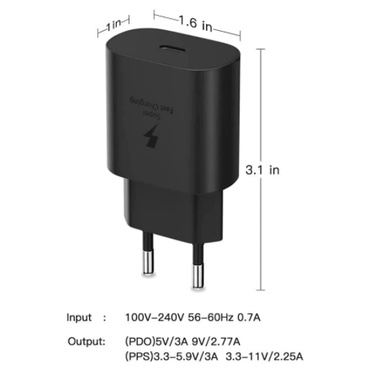 Củ Sạc Siêu Nhanh Samsung 25W Note 10/ N20/ S20 Ultra