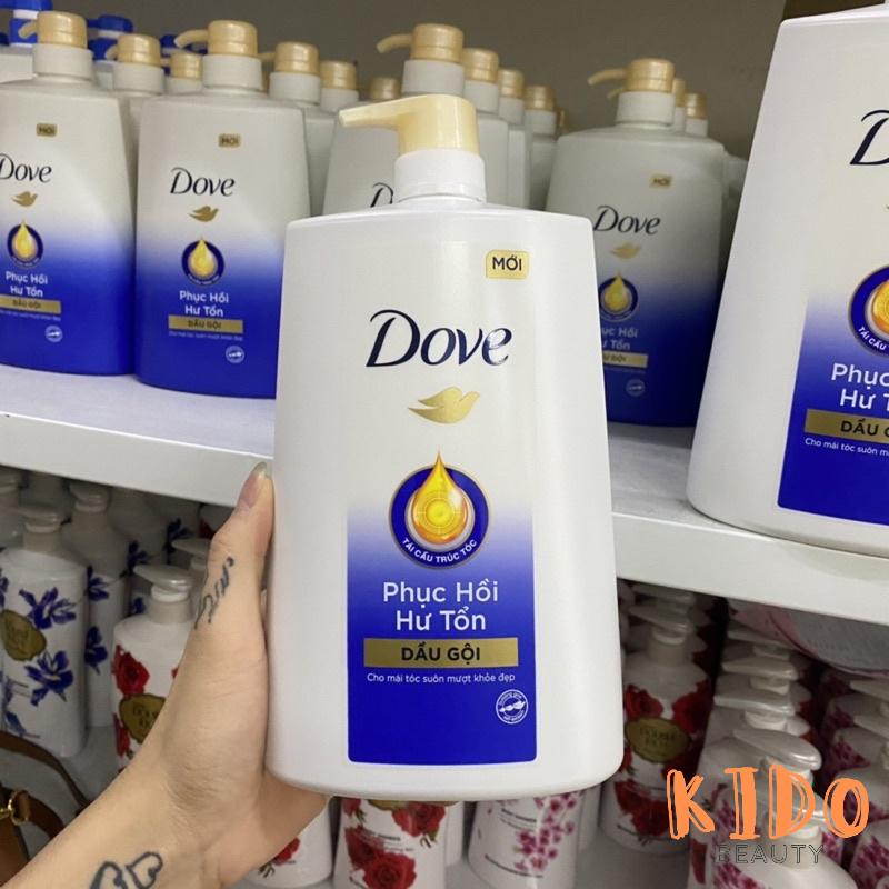 Dầu Gội Dove Hỗ Trợ Phục Hồi Tóc Hư Tổn 170g / 340g / 900g / 1.4kg