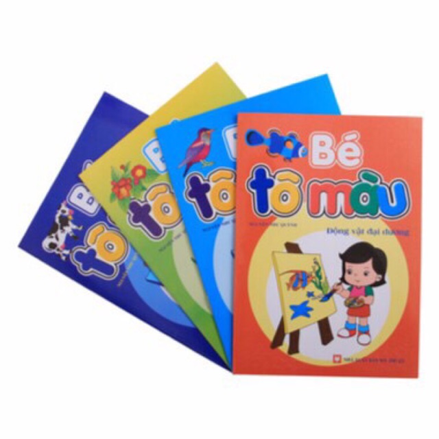 Set 5 cuốn tô chữ (tô mầu ) mẫu giáo