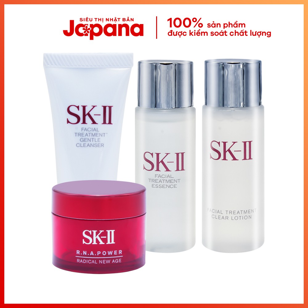 Bộ 4 sản phẩm dưỡng da chống lão hóa SK-II Mini