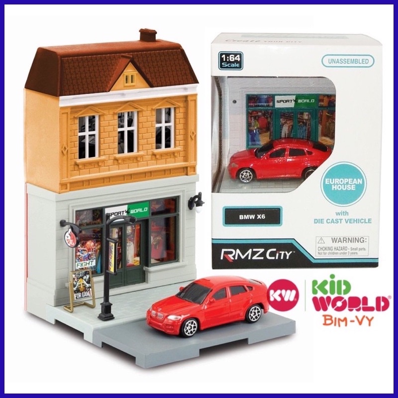 Xe mô hình và Dio RMZ City BMW X6 614005. Tỷ lệ: 1:64.