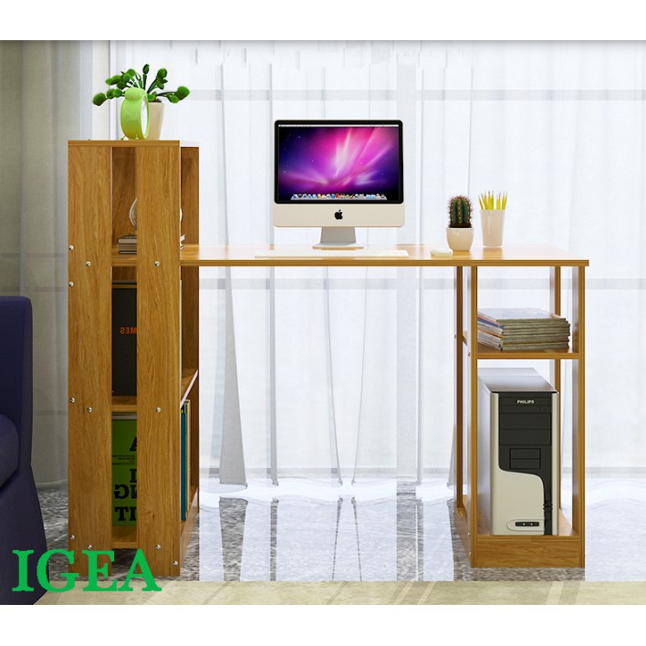 🍀 Bàn làm việc kèm kệ sách thông minh thương hiệu IGEA - GP09 | BigBuy360 - bigbuy360.vn