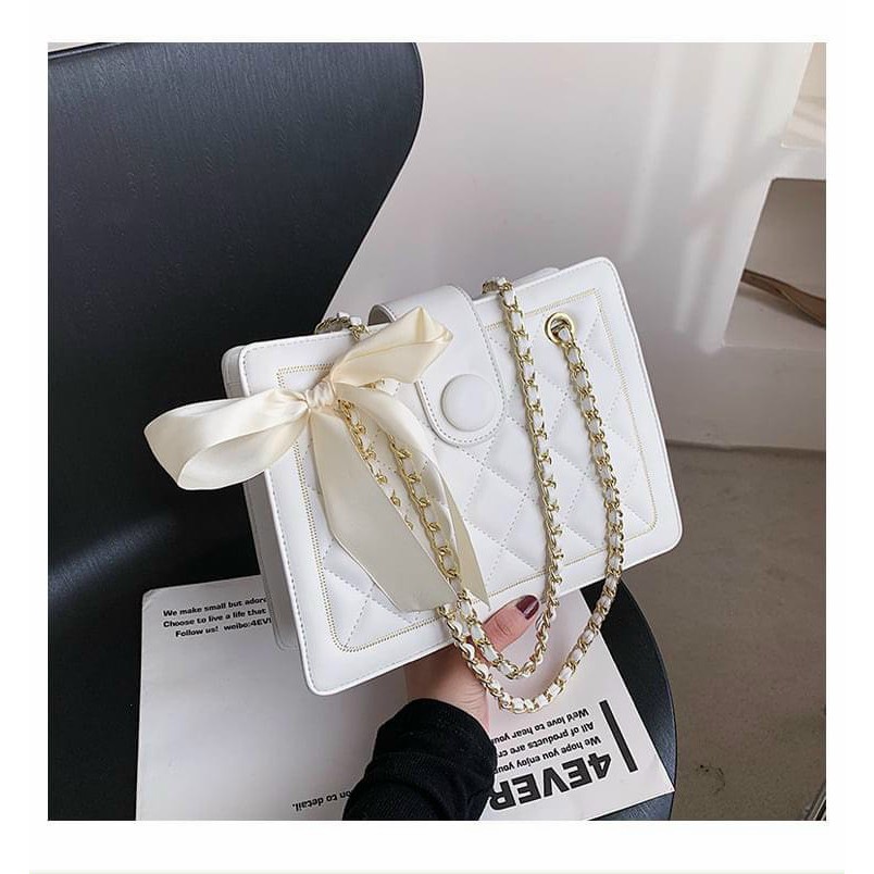 Túi Đeo Vai Thời Trang Nữ Buộc Nơ Hot 2021 🧡🧡🧡 Freeship15k