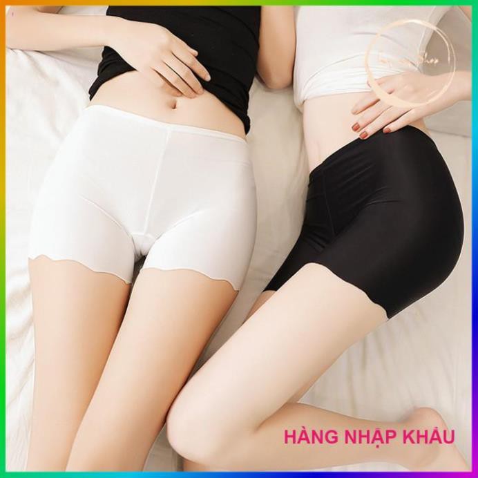 Quần su lót trong gợn sóng quần mặc trong váy (màu đen) Ly Ly Shop